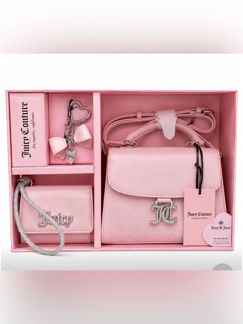 Juicy Couture 3 Piece Satchel Gift Set - NWT